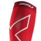 【2XU】高丹數105丹跑步壓縮小腿套(紅色) 