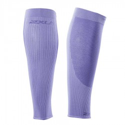 【2XU】跑步專用雙色系70丹壓縮小腿套(紫)