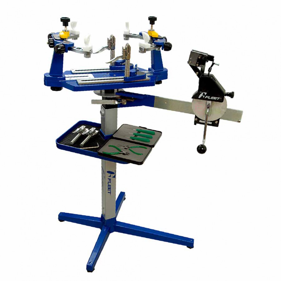 【fleet】富力特羽/网拍二用 手动穿线机(360度直立式)