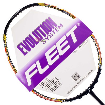 【FLEET】TP300紅金 高剛性碳纖維5U攻守型羽球拍