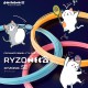 【GOSEN】雷鳴一閃RYZONIC 58粉藍橘 彈力高分貝聲浪羽拍線(0.58mm)