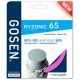 【GOSEN】雷鳴一閃RYZONIC 65粉綠橘紫 彈力永不衰減羽拍線(0.65mm)