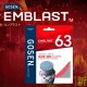 【GOSEN】EMBLAST 63 片狀纖維螺旋纏繞引爆球場極致攻擊力羽拍線(0.63mm)
