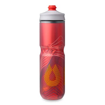 【HydraPak】Polar™ Surge RED 保冷噴射運動水瓶700ml 