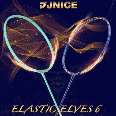 【JNICE】ELASTIC ELVES 6水精靈粉綠 5U輕量羽球拍