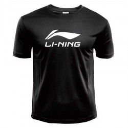 【LI-NING】推廣服黑 輕薄透氣排汗