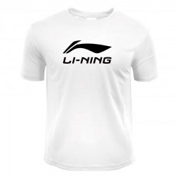 【LI-NING】推廣服白 輕薄透氣排汗