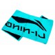 【LI-NING】LOGO款黑/翡翠綠 厚到不行五星級運動毛巾(長105cm)