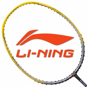【LI-NING】3D CALIBAR 300黃灰 4U攻擊防守速度型羽球拍