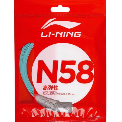 【LI-NING】李寧N58 超彈出球快擊球音清脆羽拍線(0.58mm)