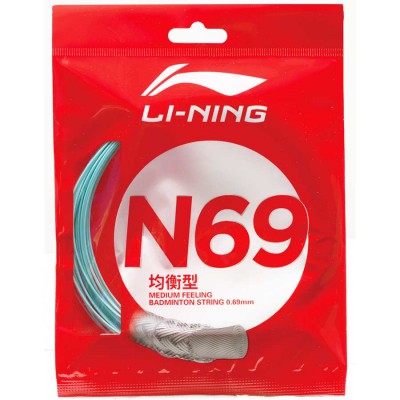 【LI-NING】李寧N69 均衡型羽球線(0.69mm)