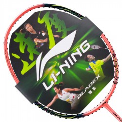 【LI-NING】Bladex鋒影小旋風4U淡粉 速度型羽球拍