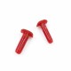 【LI-NING】羽球拍專用單粒線孔釘2款紅(方形)
