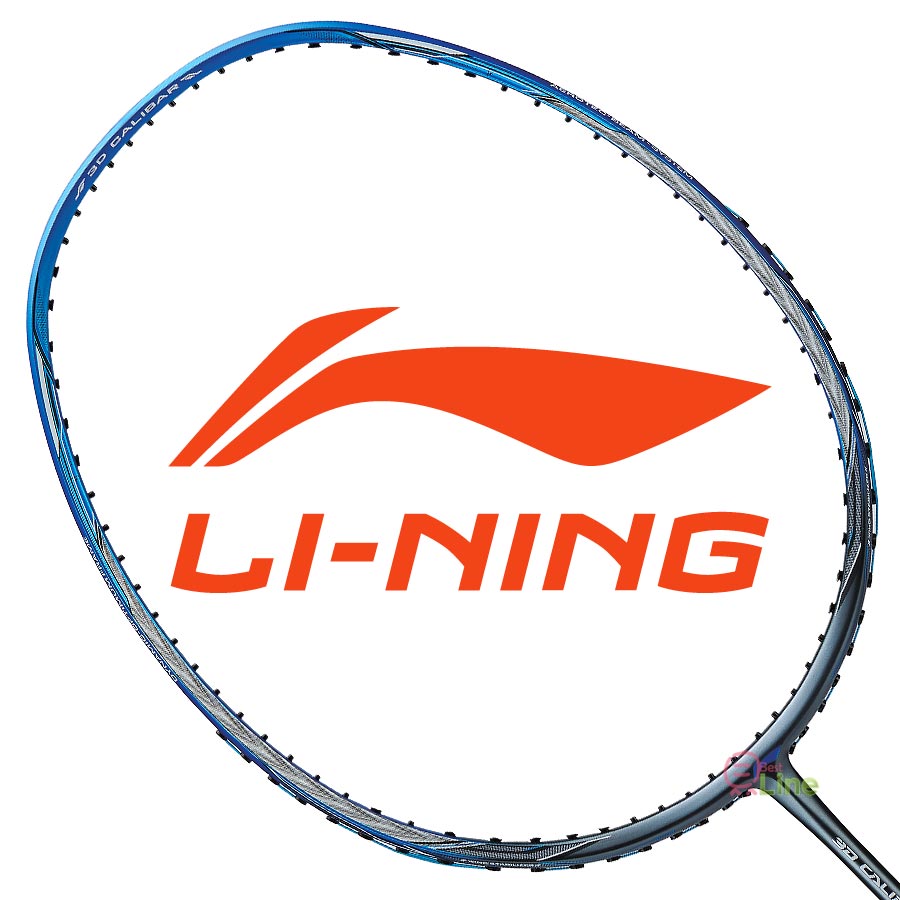 【li-ning】风刃3d calibar 600c蓝灰 3u暴力扣杀力量型羽球拍