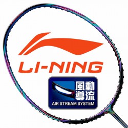 【LI-NING】Aeronaut 6000I粉藍 5U輕量型攻擊羽球拍