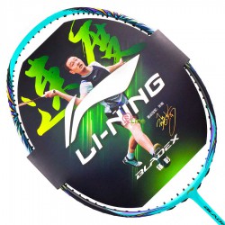 【LI-NING】Bladex鋒影700土耳其藍 中桿回彈度快羽球拍