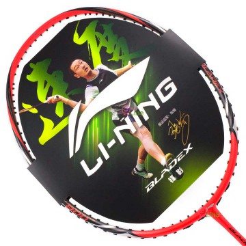 【LI-NING】Bladex鋒影800黑紅 減震科技攻防連貫羽球拍