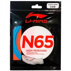【LI-NING】李寧N65 高反彈出球快保磅羽拍線(0.65mm)