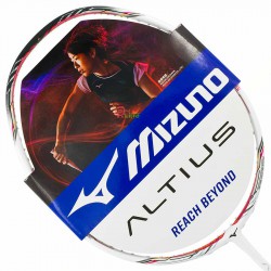 【MIZUNO】ALTIUS 06白莓紅 4U6好上手均衡型羽球拍