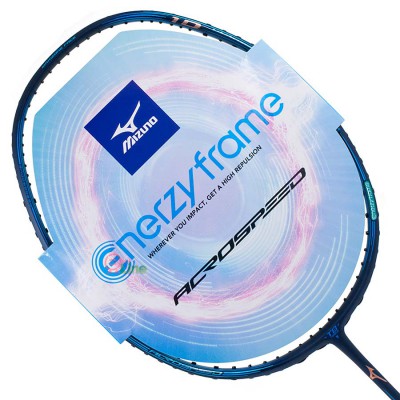 【MIZUNO】ACROSPEED 1 DRIVE黑深藍 4U攻擊型日製羽球拍