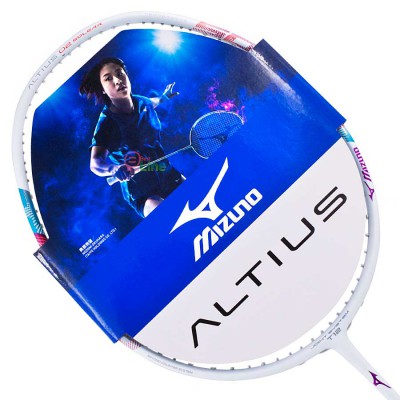 【MIZUNO】ALTIUS 02 SOLEAR白紫紅 4U均衡型低風阻羽球拍