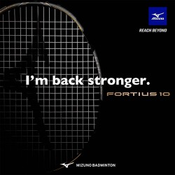 【MIZUNO】FORTIUS 10 BDSS 攻擊兼具速度傳奇再現羽球拍