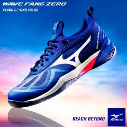 【MIZUNO】WAVE FANG ZERO藍 寬楦羽球鞋