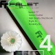 【FELET】輝厲NO.4綠色 鵝毛双拼碎木台纖羽毛球(含稅價)