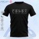 【FELET】輝厲H77黑 輕盈乾爽 品牌設計款羽球服
