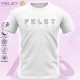 【FELET】輝厲H77白 輕盈乾爽品牌設計款羽球服