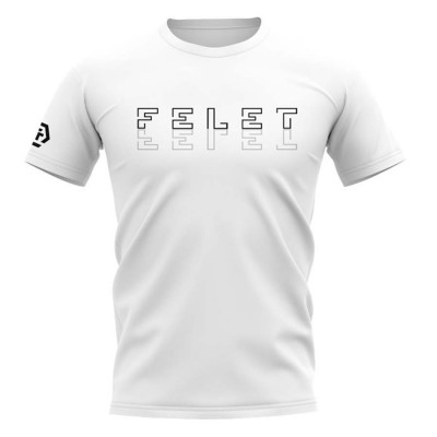 【FELET】輝厲H77白 輕盈乾爽品牌設計款羽球服