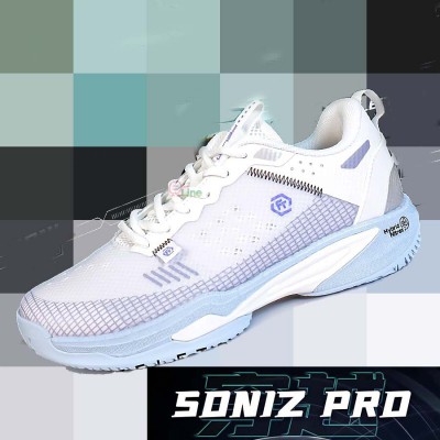 【FELET】SONIZ PRO粉藍輕量緩震 碳纖片穩定羽球鞋『❤️佛心登場❤️』