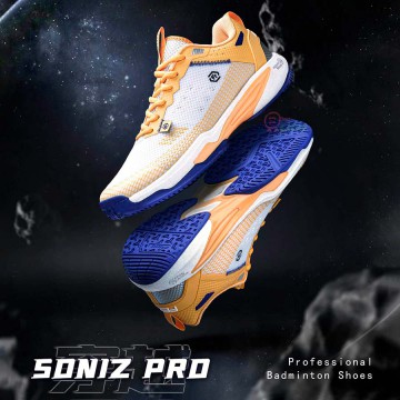 【FELET】SONIZ PRO黃Yellow 頂級寬楦輕量緩震羽球鞋❤️