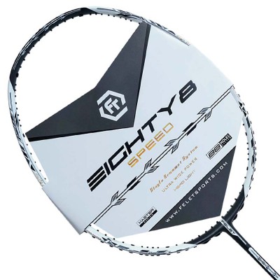 【FELET】輝厲EIGHTY8 SPEED速度之閃 88孔更穩定更扎實羽球拍(一年保固)