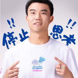【OGKILS】OT-G0003白停止思考 棉感親膚速乾清爽吸濕排汗衣