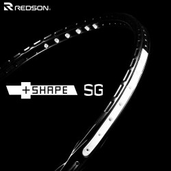 【REDSON】SHAPE SG黑 無護線釘力量直送強攻羽球拍