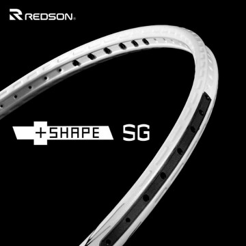 【REDSON】SHAPE SG白 無護線釘力量直送羽球拍