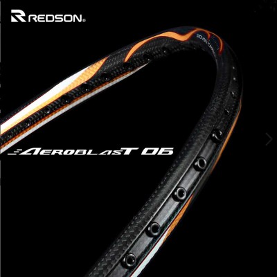 【REDSON】AT-06鐵灰紅 3U/4U適中版單線無護線釘羽球拍