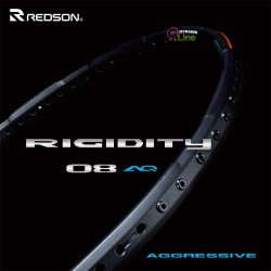 【REDSON】RIGIDITY 08AQ 無護線釘極致再進化框架羽球拍(贈拍頭套)