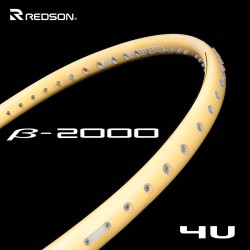 【REDSON】β-2000奶油黃 穩定操控4U輕鬆駕馭羽球拍