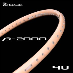 【REDSON】β-2000奶茶橘 穩定操控4U輕鬆駕馭羽球拍