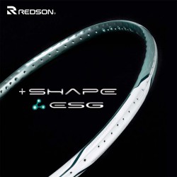 【REDSON】SHAPE ESG白綠 100%免護線釘羽球拍