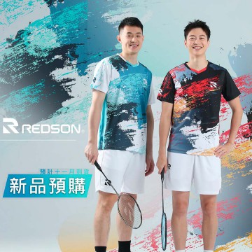 【REDSON】RD-TS391黑 選手賽事同款機能運動短T(中性版)火熱預購中