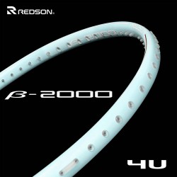 【REDSON】B2000淡藍鵝黃 穩定操控4U輕鬆好上手羽球拍