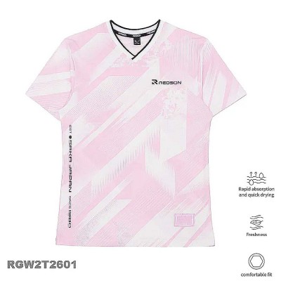 【REDSON】RG2T2601櫻花粉 韓版選手同款機能服(女版)火熱中