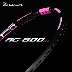 【REDSON】RG-800ECO黑螢光粉 全免護線釘攻擊型羽球拍