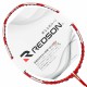 【REDSON】RG-200紅 八角框型精準擊球爆發力羽球拍