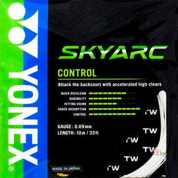【YONEX】SKY ARC反彈減震控球耐用羽拍線(0.69mm)