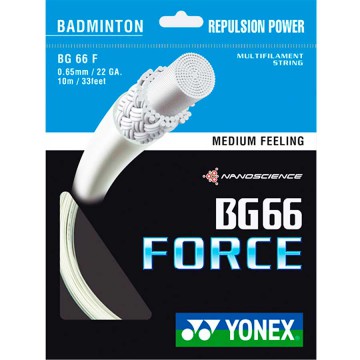 【YONEX】BG66 FORCE 強力扣殺與控球羽拍線(0.65mm)