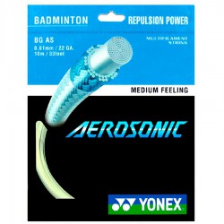 【YONEX】AEROSONIC感受劃破空氣強勁擊球聲高反彈最細羽拍線(0.61mm)